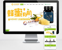 蜂蜜网站建设案例